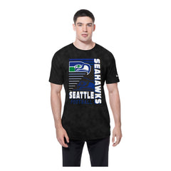 Seattle Seahawks Retro Logo Enzyme Washed Oversized T-Shirt | NFL New
