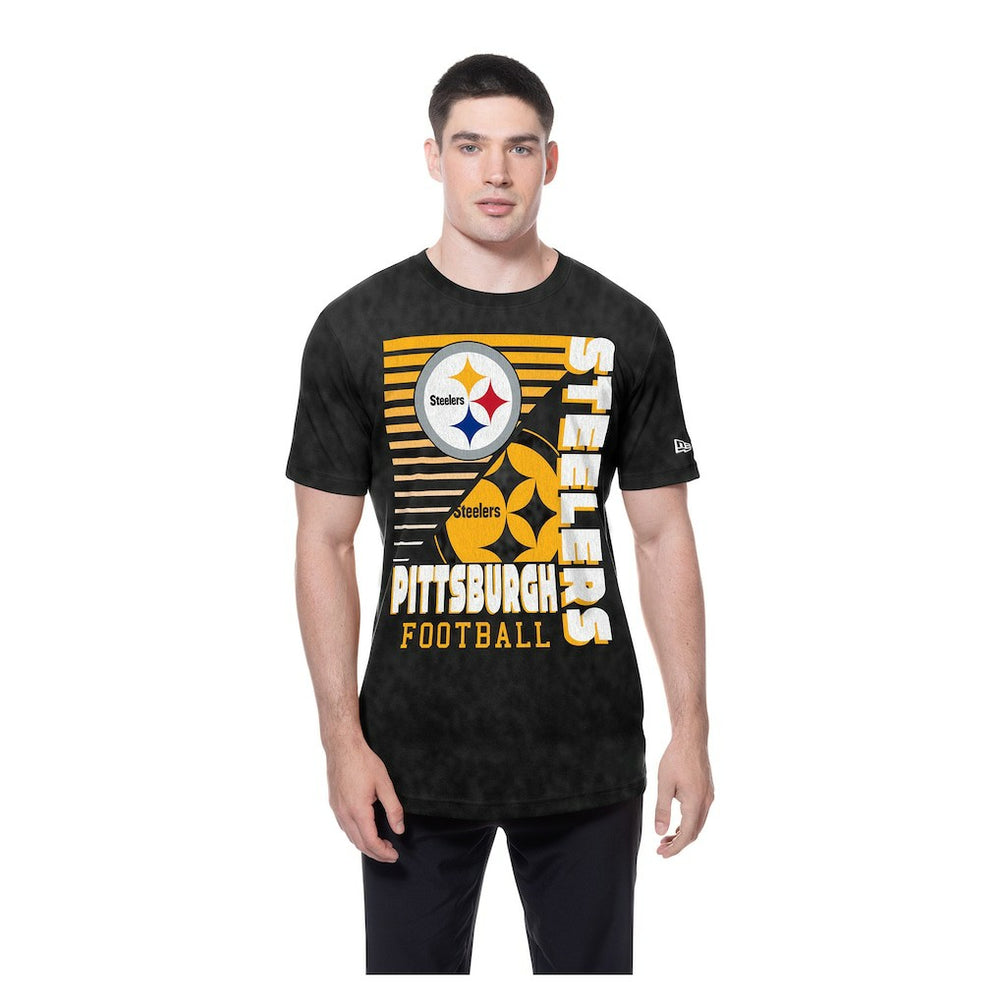 Pittsburgh Steelers Enzyme Washed Oversized T-Shirt | NFL Discount