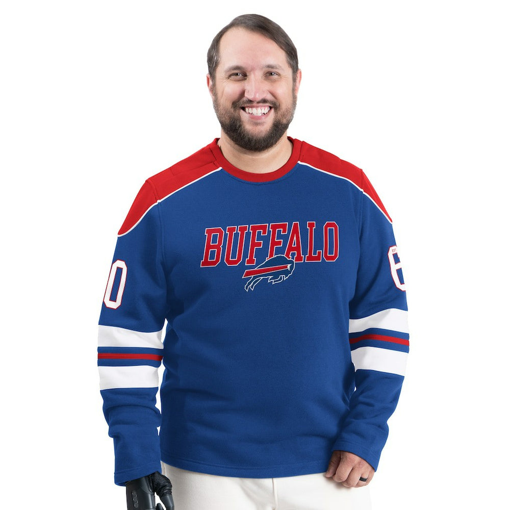 Buffalo Bills G-III Sports by Carl Banks Adaptive Lord Stanley Crewneck Sweatshirt | NFL New