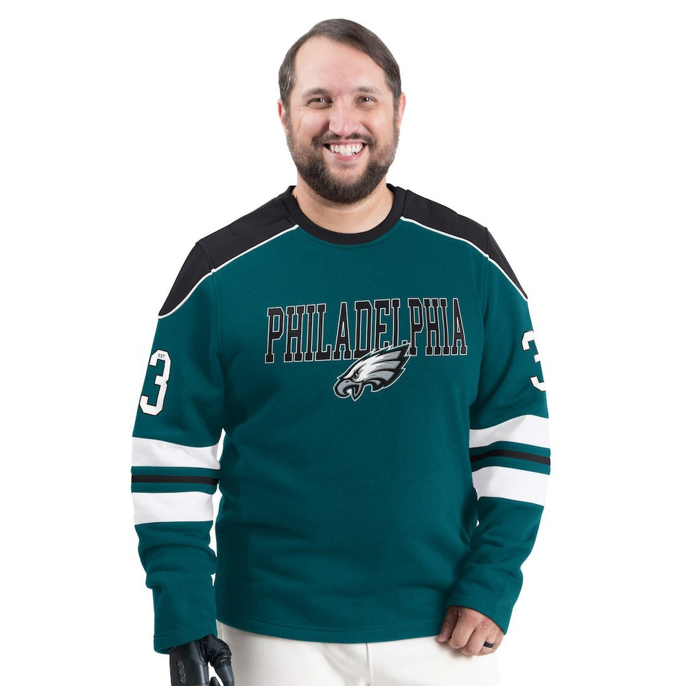 Philadelphia Eagles G-III Sports by Carl Banks Adaptive Lord Stanley Crewneck Sweatshirt | NFL Near me