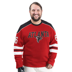 Atlanta Falcons G-III Sports by Carl Banks Adaptive Lord Stanley Crewneck Sweatshirt | NFL Discount