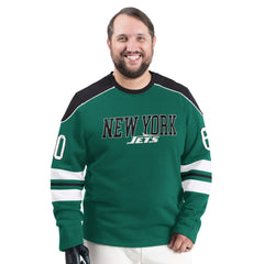 New York Jets G-III Sports by Carl Banks Adaptive Lord Stanley Crewneck Sweatshirt | NFL Sale