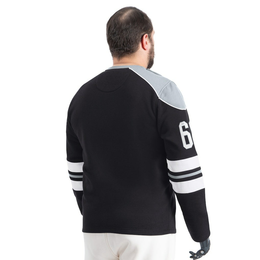 Las Vegas Raiders G-III Sports by Carl Banks Adaptive Lord Stanley Crewneck Sweatshirt | NFL Outlet
