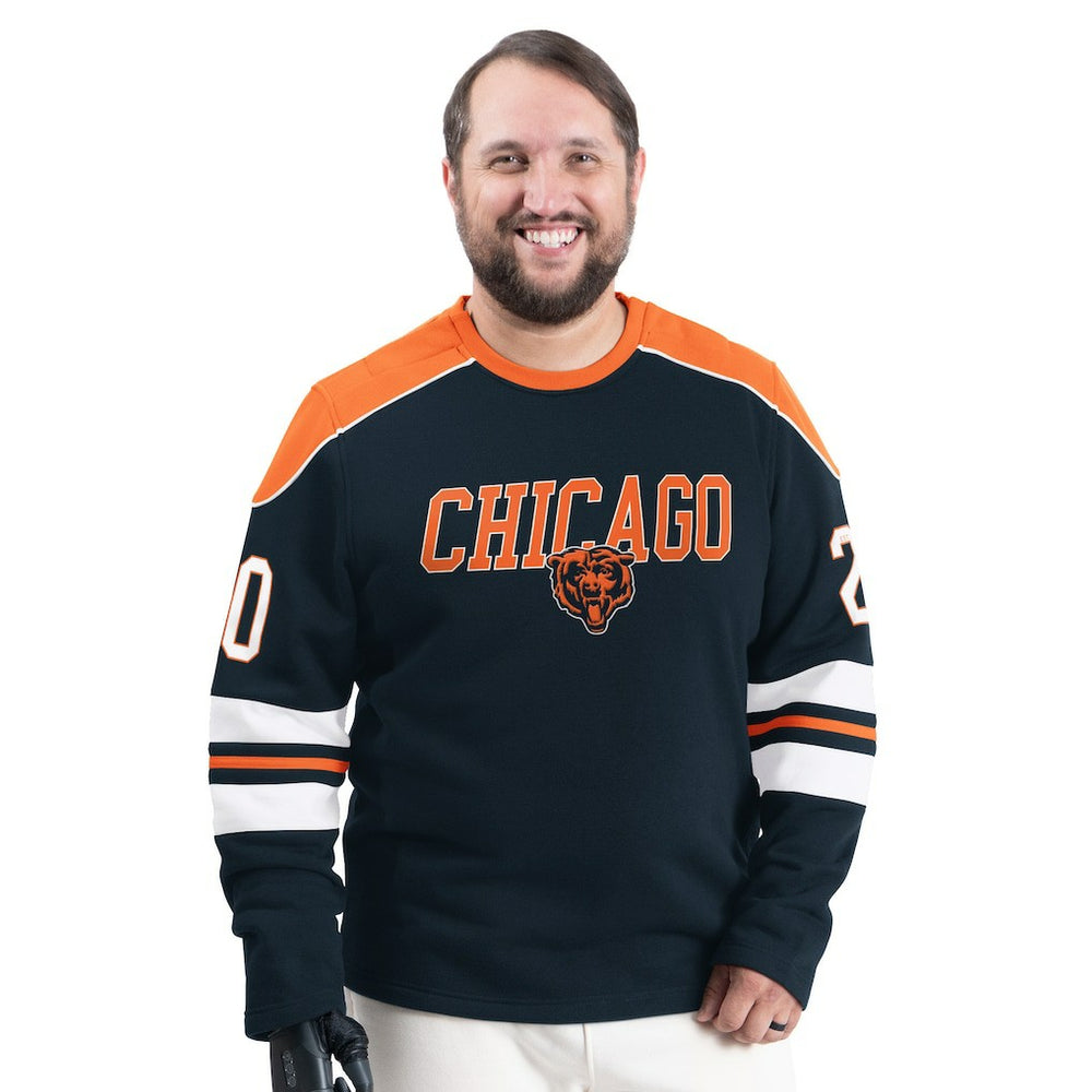 Chicago Bears G-III Sports by Carl Banks Adaptive Lord Stanley Crewneck Sweatshirt | NFL Hot