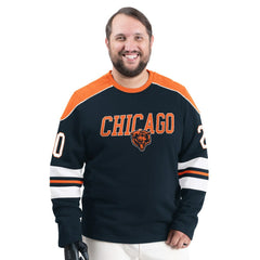 Chicago Bears G-III Sports by Carl Banks Adaptive Lord Stanley Crewneck Sweatshirt | NFL Hot