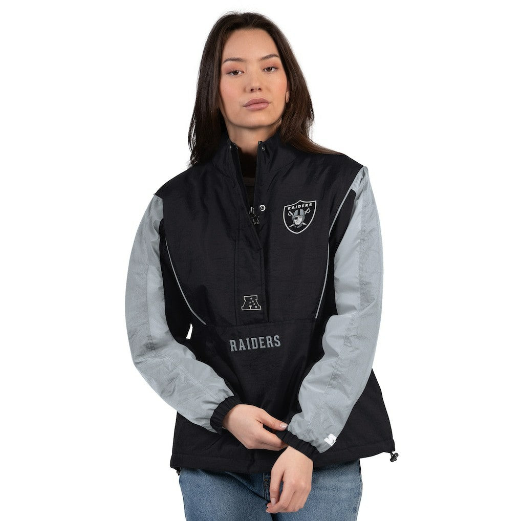 Las Vegas Raiders Starter Women's Thursday Night Gridiron Half-Zip Jacket | NFL US