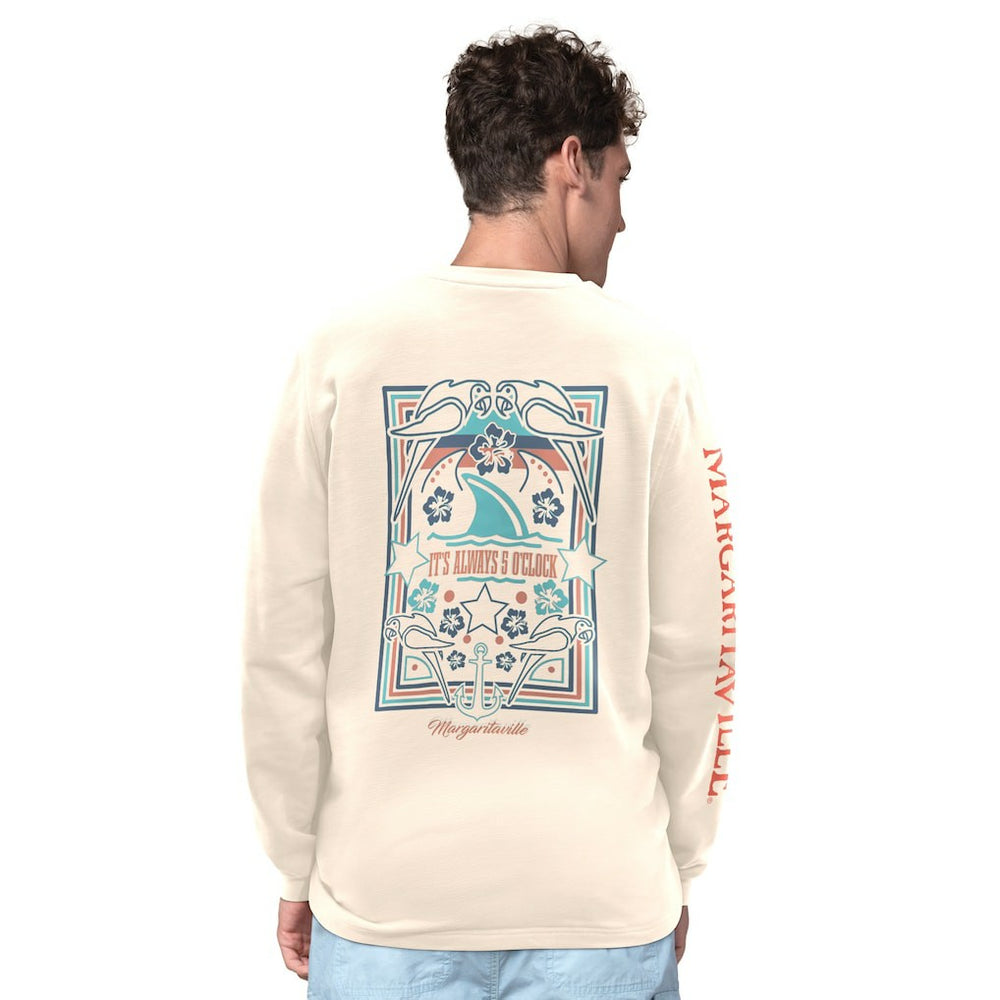 New Orleans Saints Margaritaville Five O'Clock Henley Long Sleeve T-Shirt | NFL Sale