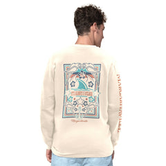 San Francisco 49ers Margaritaville Five O'Clock Henley Long Sleeve T-Shirt | NFL Outlet