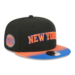 Black/Blue New York Knicks Jersey Hook Statement Edition 9FIFTY Snapback Hat | NBA