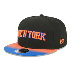 Black/Blue New York Knicks Jersey Hook Statement Edition 9FIFTY Snapback Hat | NBA