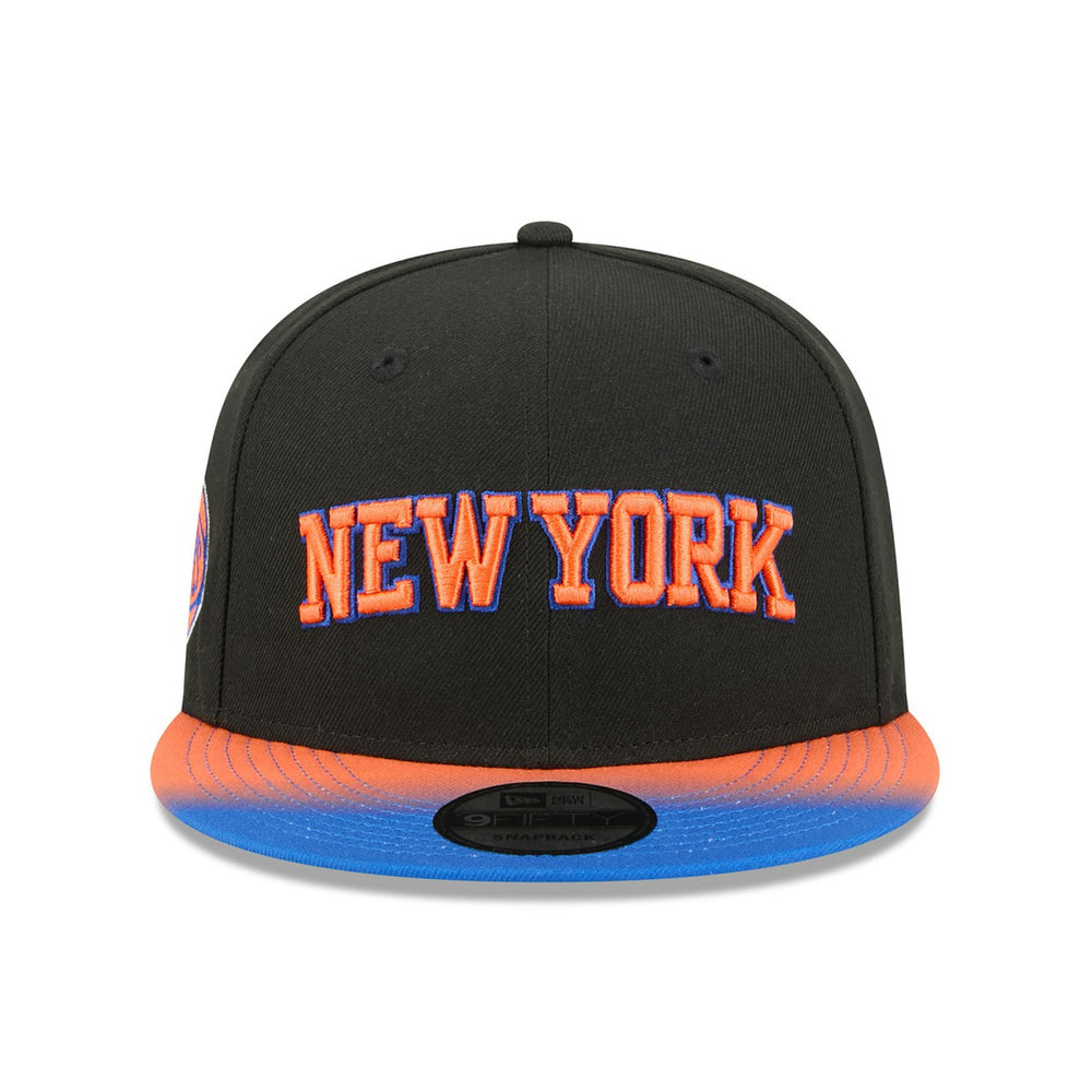 Black/Blue New York Knicks Jersey Hook Statement Edition 9FIFTY Snapback Hat | NBA