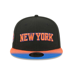 Black/Blue New York Knicks Jersey Hook Statement Edition 9FIFTY Snapback Hat | NBA