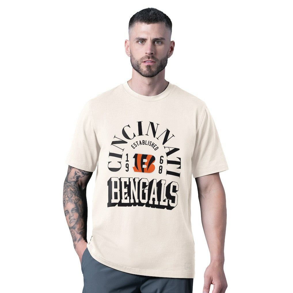 Cincinnati Bengals MSX by Michael Strahan Whiteout Vintage T-Shirt | NFL US