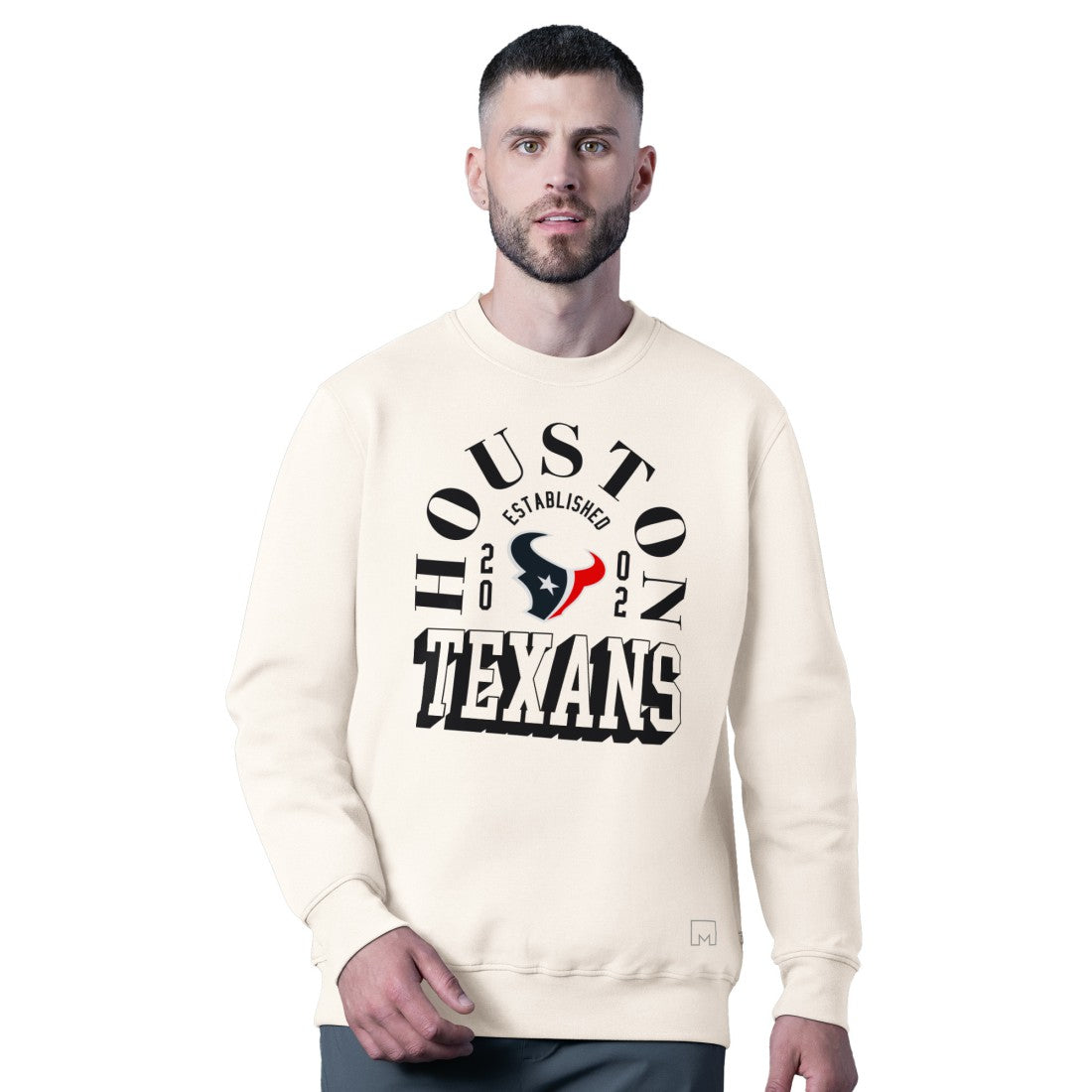 Houston Texans MSX by Michael Strahan Whiteout Tri-Blend Sweatshirt | NFL Near me