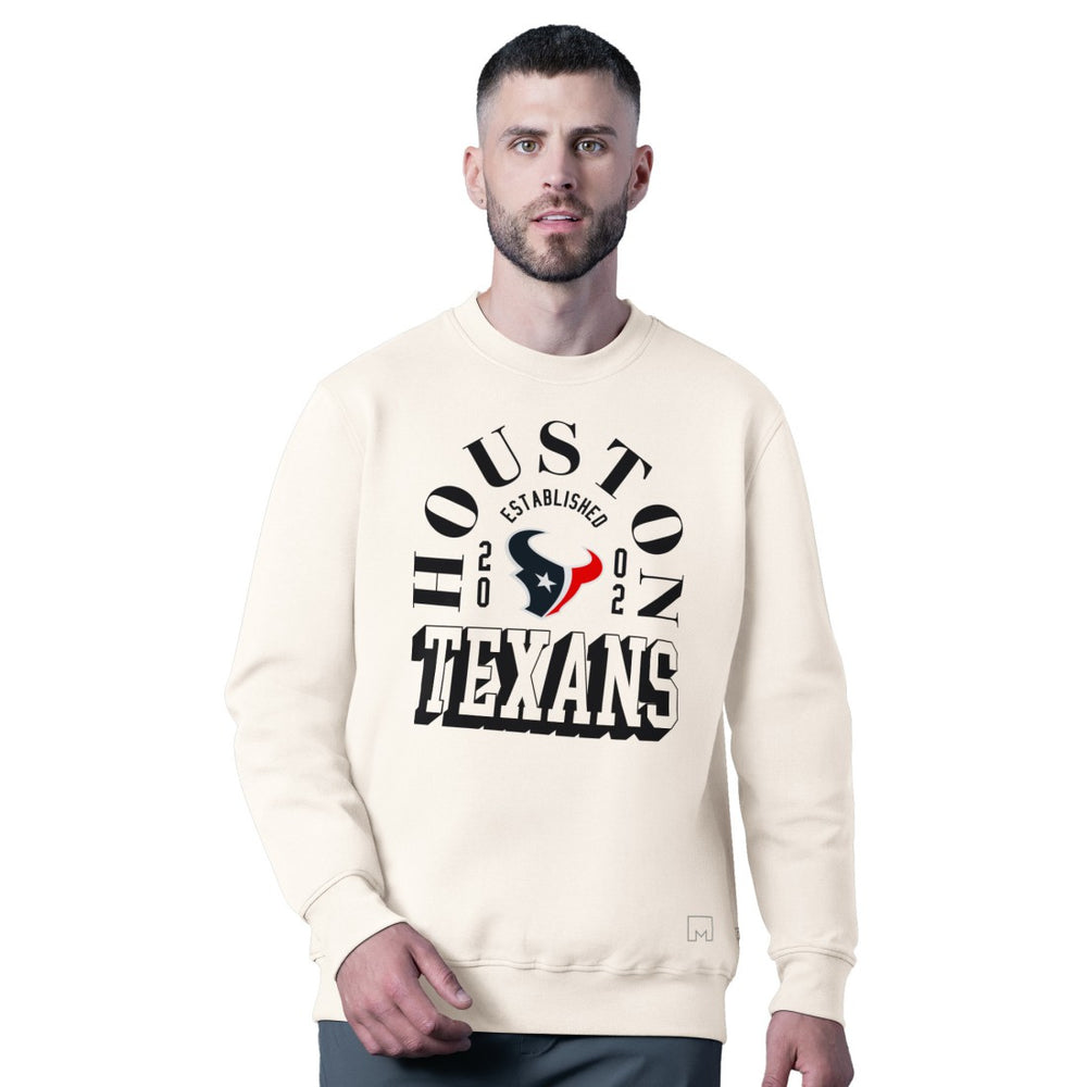 Houston Texans MSX by Michael Strahan Whiteout Tri-Blend Sweatshirt | NFL Near me