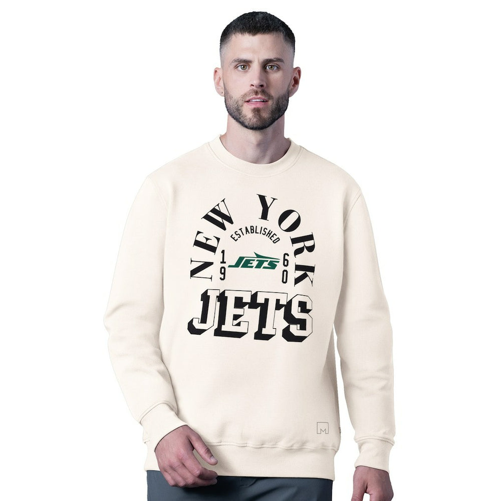 New York Jets MSX by Michael Strahan Whiteout Tri-Blend Sweatshirt | NFL Online
