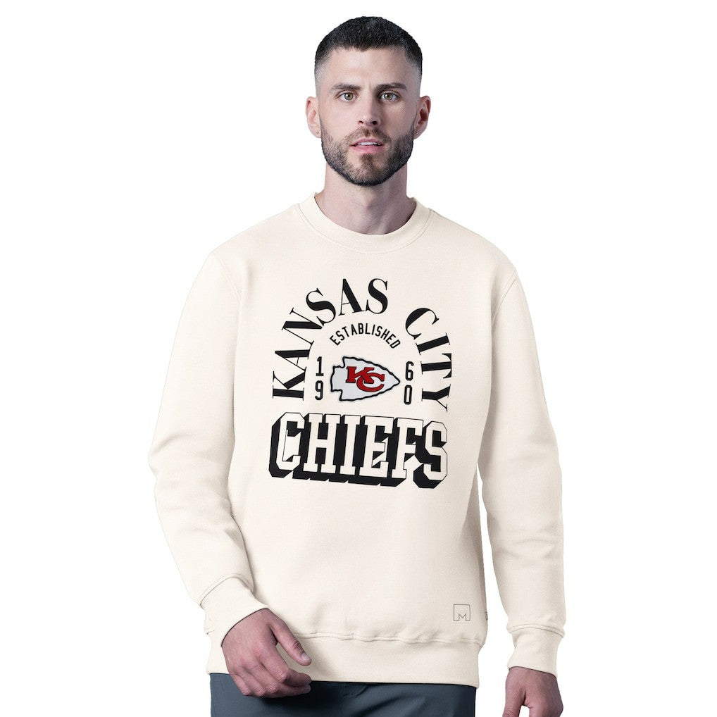 Kansas City Chiefs MSX by Michael Strahan Whiteout Tri-Blend Sweatshirt | NFL US