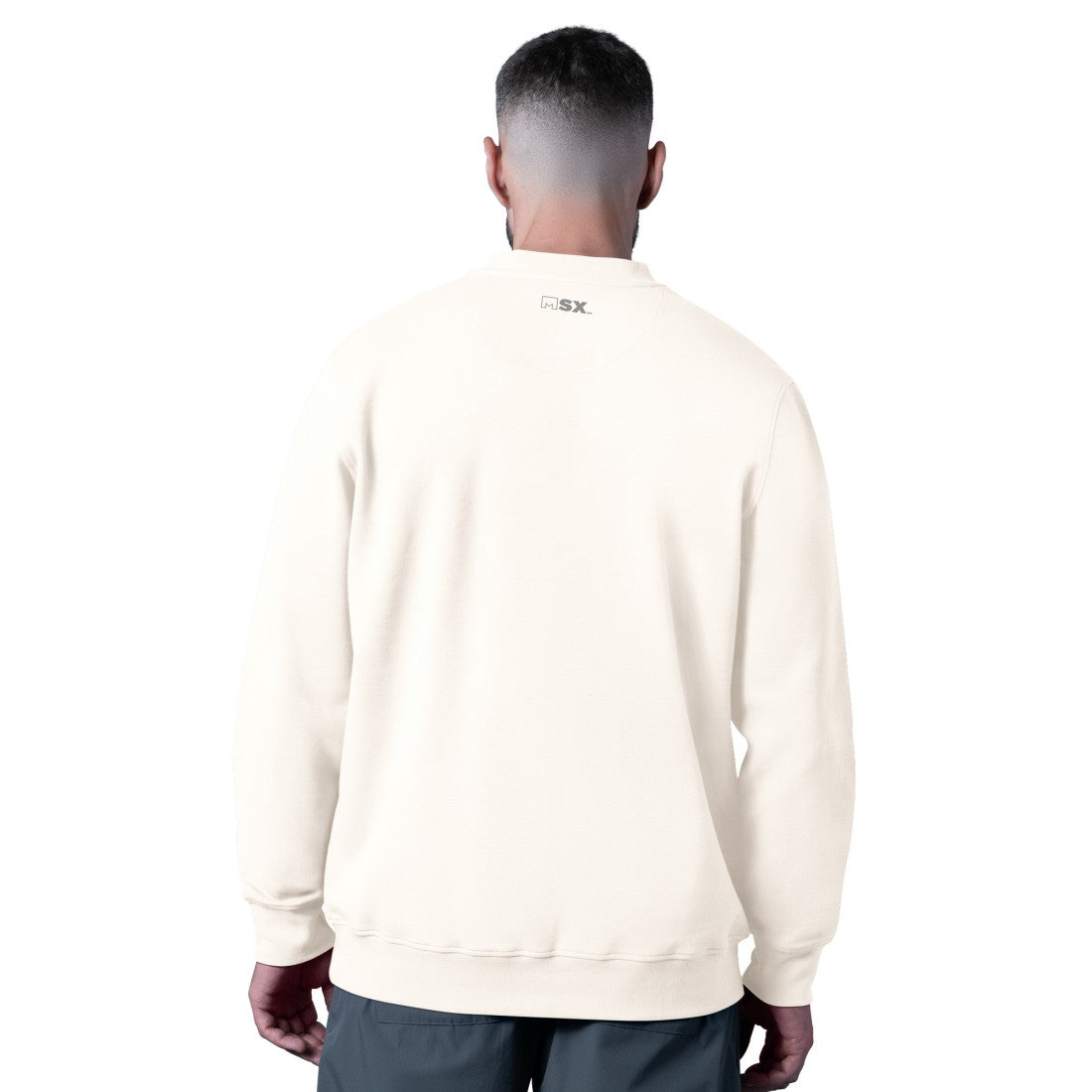 Detroit Lions MSX by Michael Strahan Whiteout Tri-Blend Sweatshirt | NFL Discount