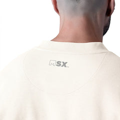 Las Vegas Raiders MSX by Michael Strahan Whiteout Tri-Blend Sweatshirt | NFL Discount