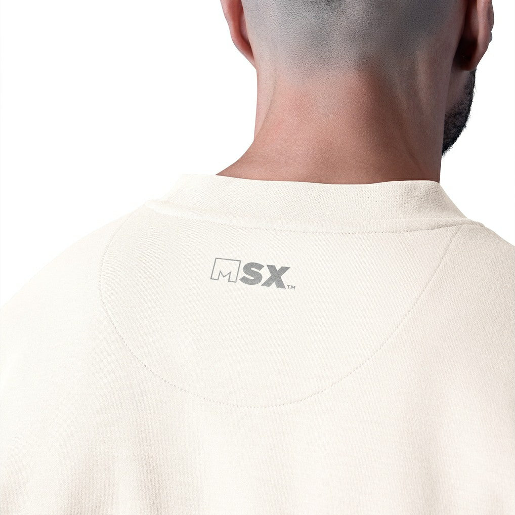 Baltimore Ravens MSX by Michael Strahan Whiteout Tri-Blend Sweatshirt | NFL New