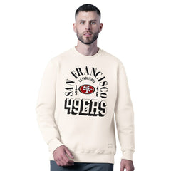 San Francisco 49ers MSX by Michael Strahan Whiteout Tri-Blend Sweatshirt | NFL New