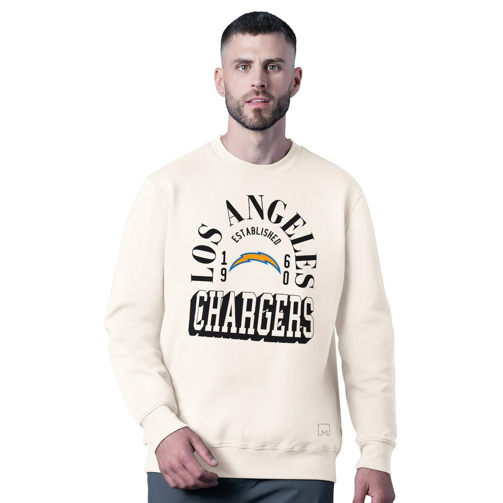 Los Angeles Chargers MSX by Michael Strahan Whiteout Tri-Blend Sweatshirt | NFL Near me