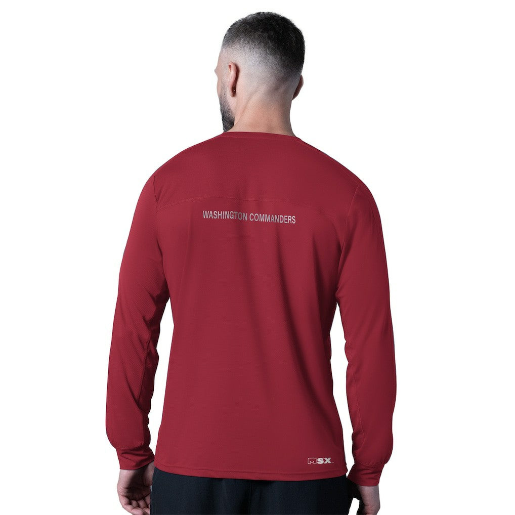 Washington Commanders MSX by Michael Strahan Forward Long-Sleeve T-Shirt | NFL Online