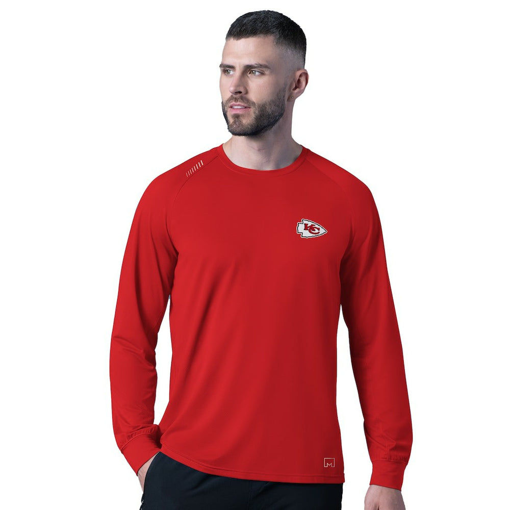 Kansas City Chiefs MSX by Michael Strahan Forward Long-Sleeve T-Shirt | NFL Outlet