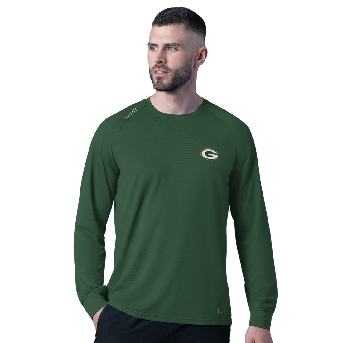 Green Bay Packers MSX by Michael Strahan Forward Long-Sleeve T-Shirt | NFL Outlet