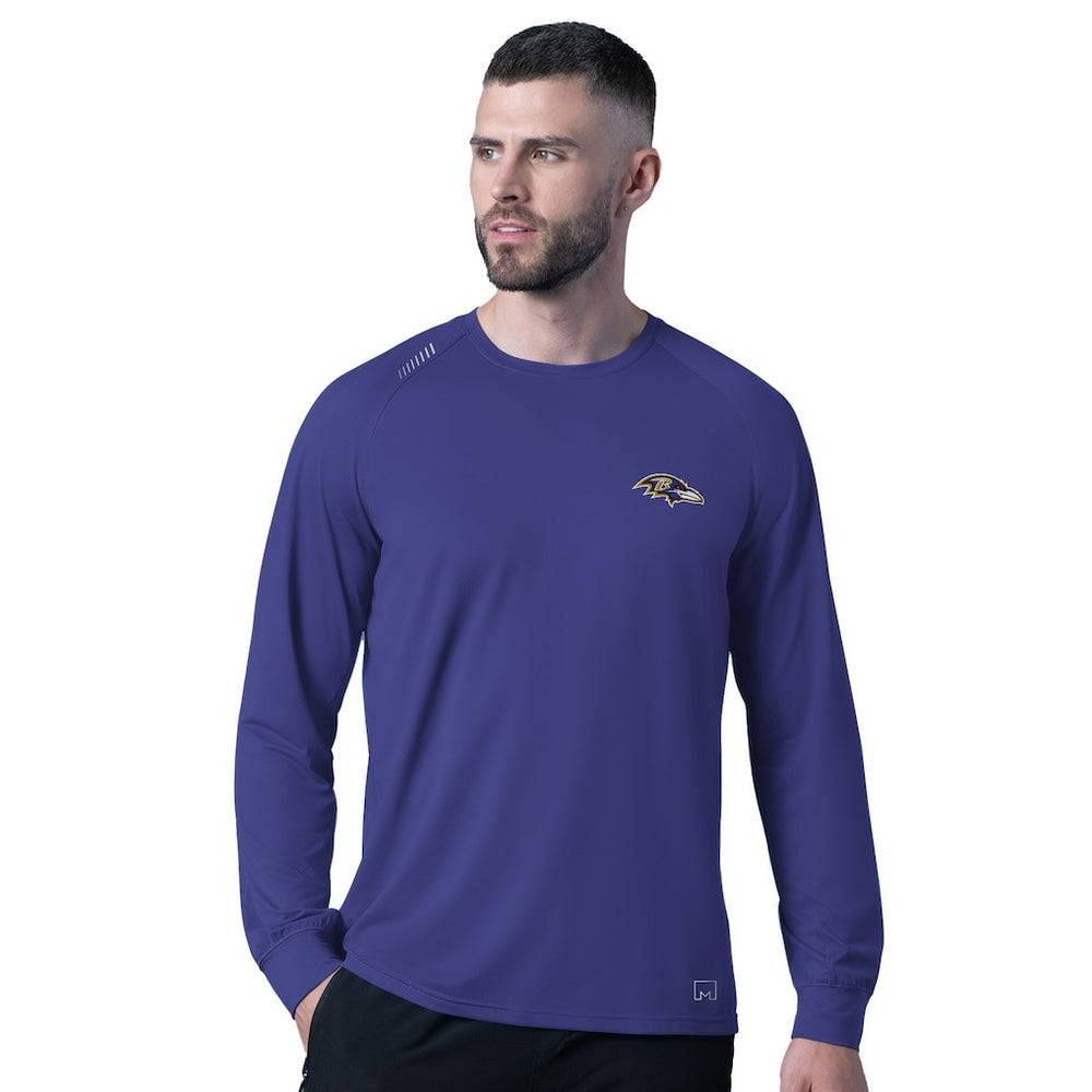 Baltimore Ravens MSX by Michael Strahan Forward Long-Sleeve T-Shirt | NFL Outlet