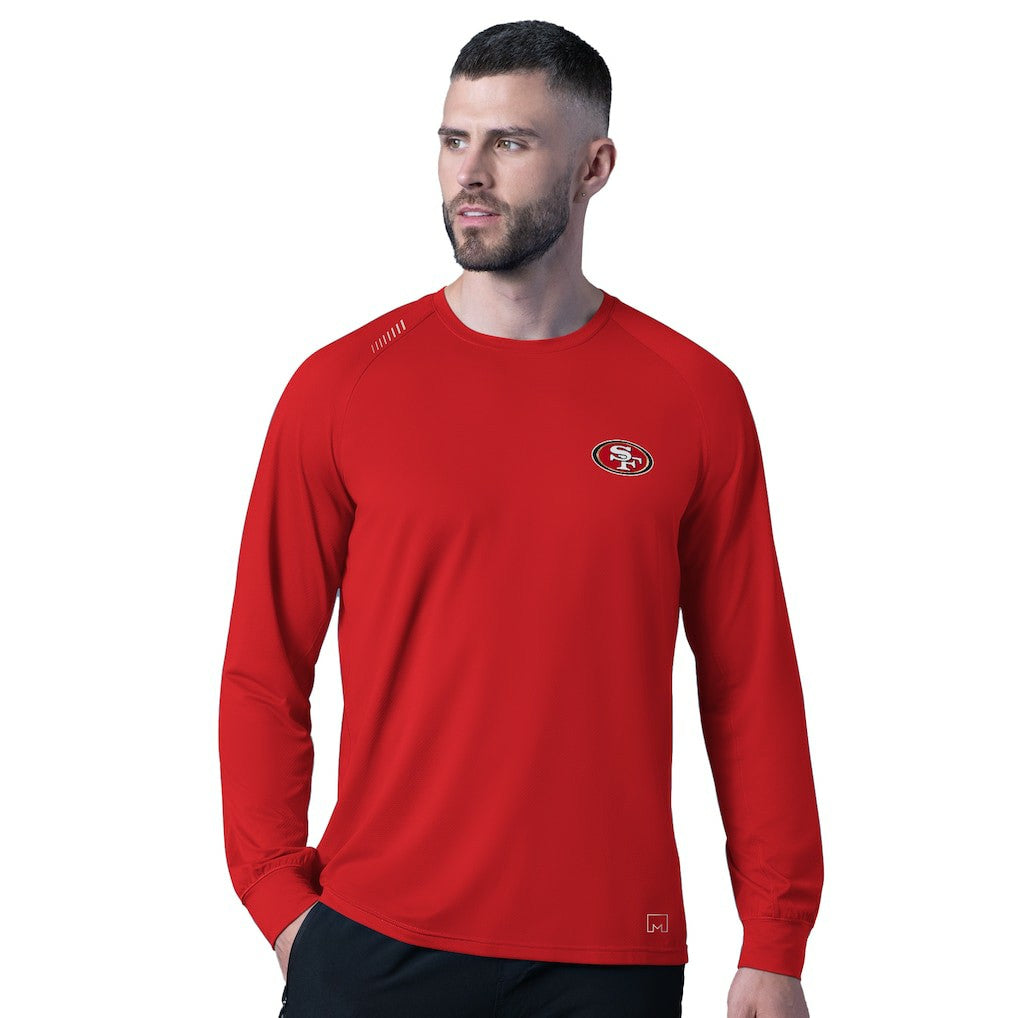 San Francisco 49ers MSX by Michael Strahan Forward Long-Sleeve T-Shirt | NFL On sale