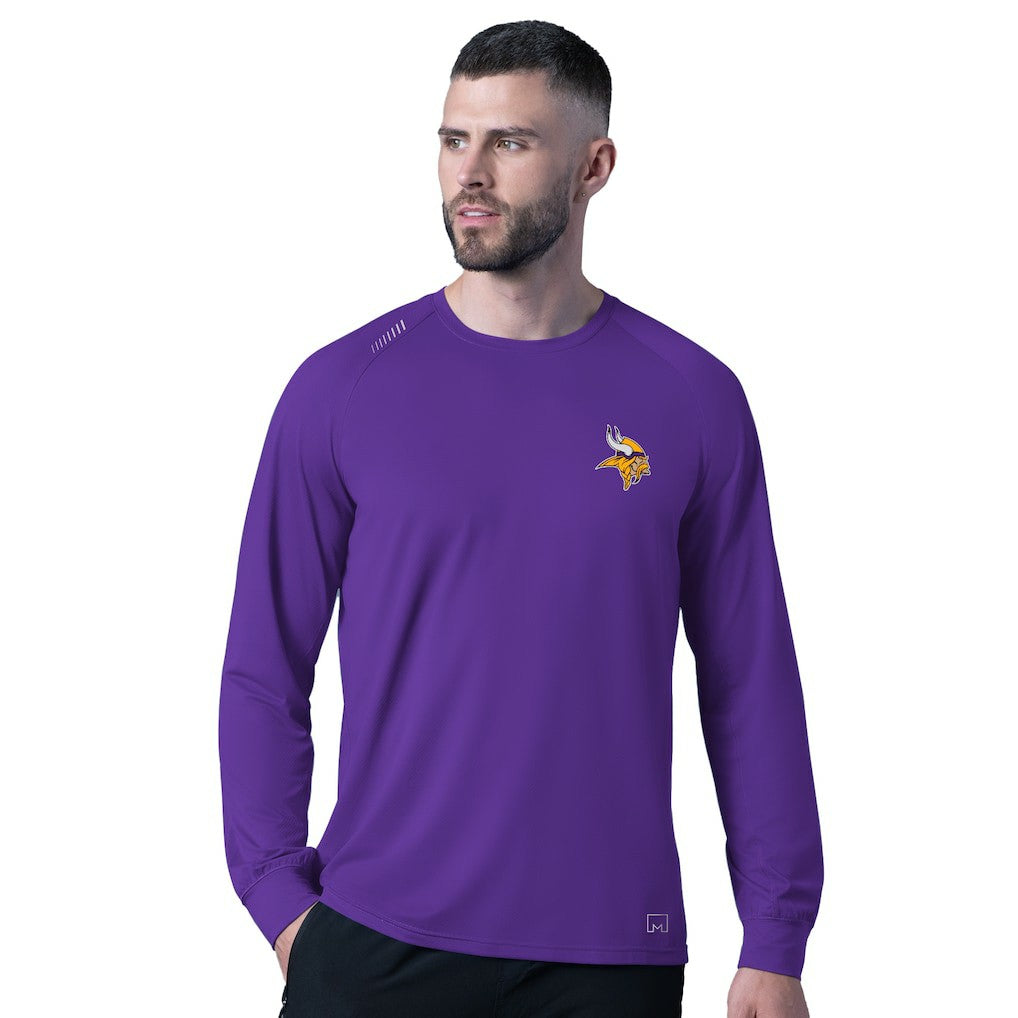 Minnesota Vikings MSX by Michael Strahan Forward Long-Sleeve T-Shirt | NFL New