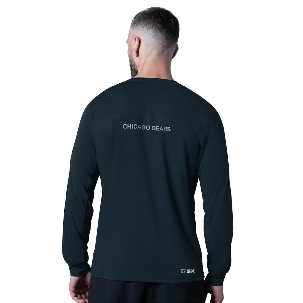 Chicago Bears MSX by Michael Strahan Forward Long-Sleeve T-Shirt | NFL Sale