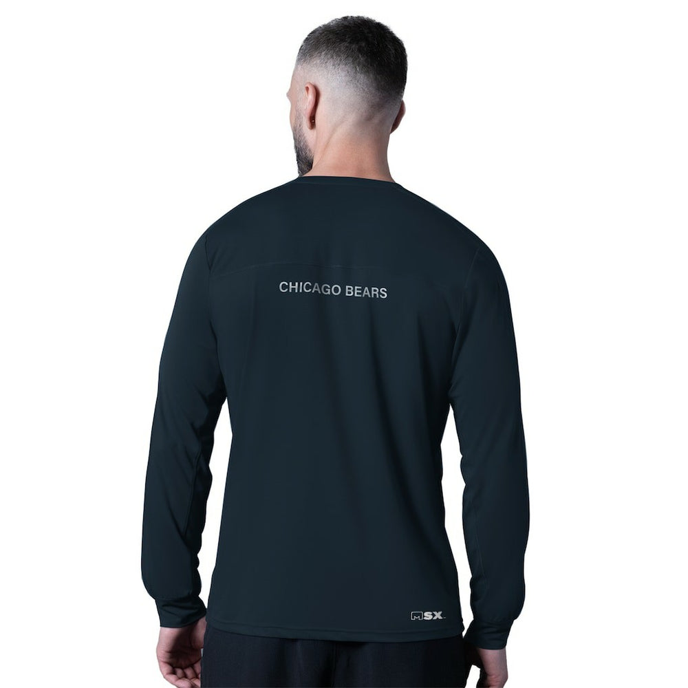 Chicago Bears MSX by Michael Strahan Forward Long-Sleeve T-Shirt | NFL Sale