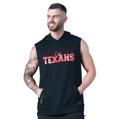 Houston Texans MSX by Michael Strahan Tri-Blend Rebound Sleeveless Hoodie | NFL Outlet