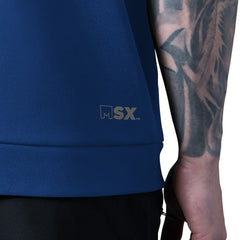 New York Giants MSX by Michael Strahan Tri-Blend Rebound Sleeveless Hoodie | NFL US