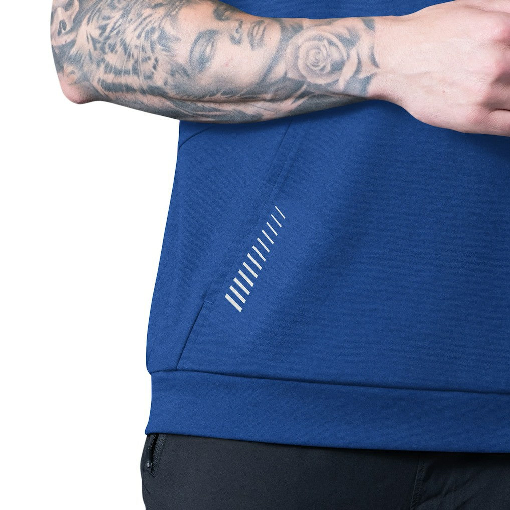 New York Giants MSX by Michael Strahan Tri-Blend Rebound Sleeveless Hoodie | NFL US