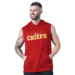 Kansas City Chiefs MSX by Michael Strahan Tri-Blend Rebound Sleeveless Hoodie | NFL Online