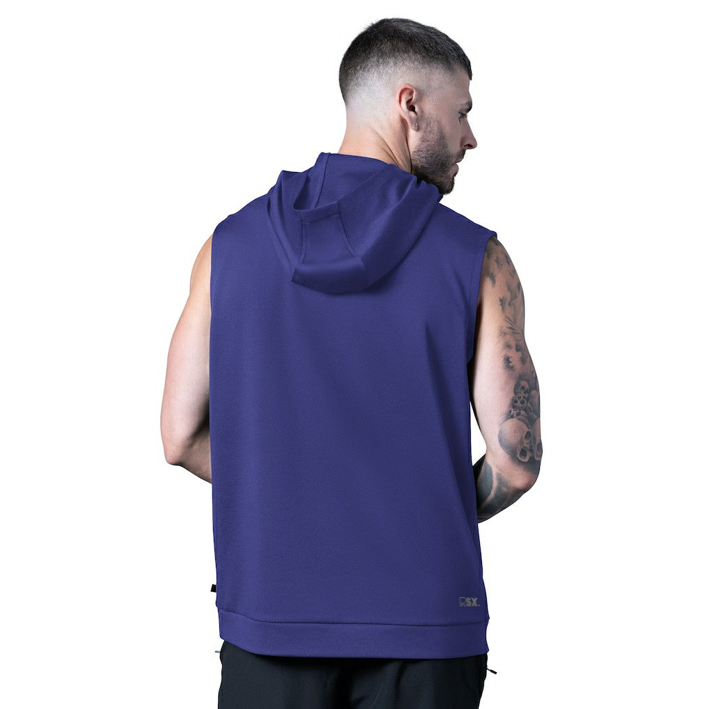 Baltimore Ravens MSX by Michael Strahan Tri-Blend Rebound Sleeveless Hoodie | NFL Discount