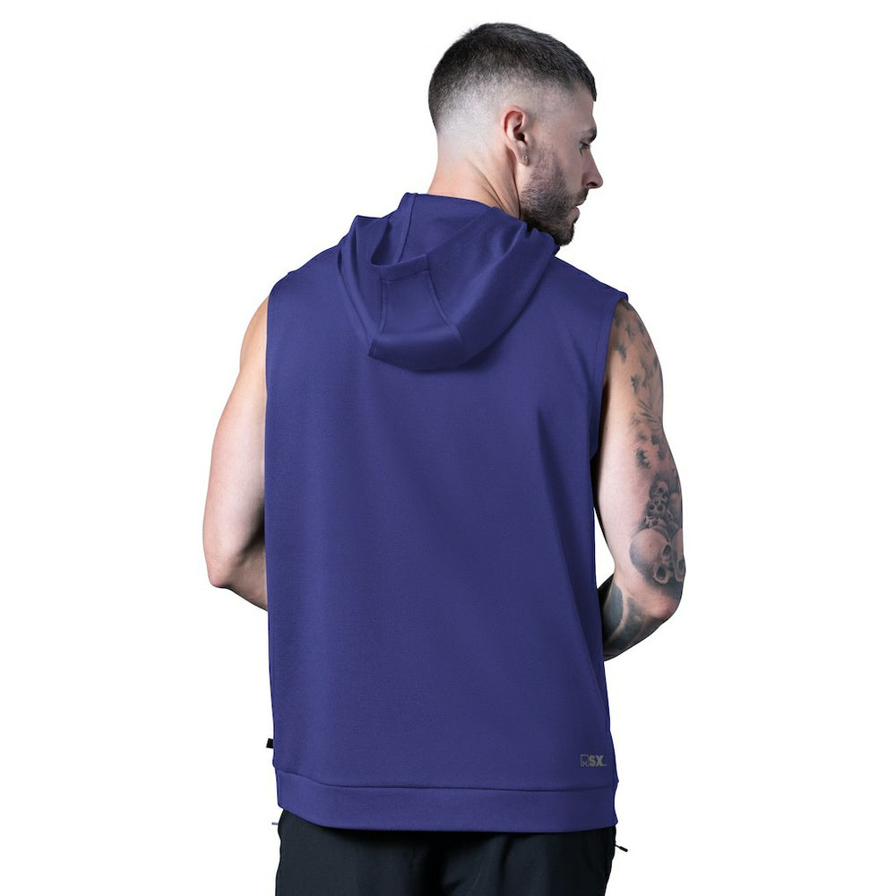 Baltimore Ravens MSX by Michael Strahan Tri-Blend Rebound Sleeveless Hoodie | NFL Discount