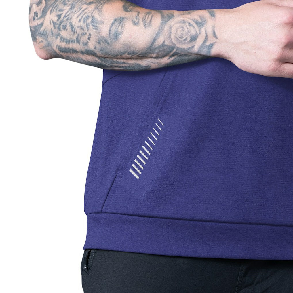 Baltimore Ravens MSX by Michael Strahan Tri-Blend Rebound Sleeveless Hoodie | NFL Discount