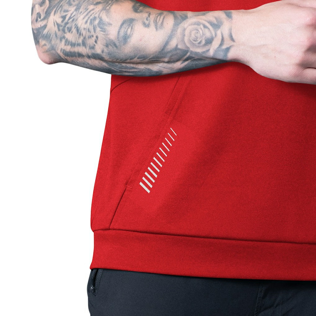 San Francisco 49ers MSX by Michael Strahan Tri-Blend Rebound Sleeveless Hoodie | NFL Hot
