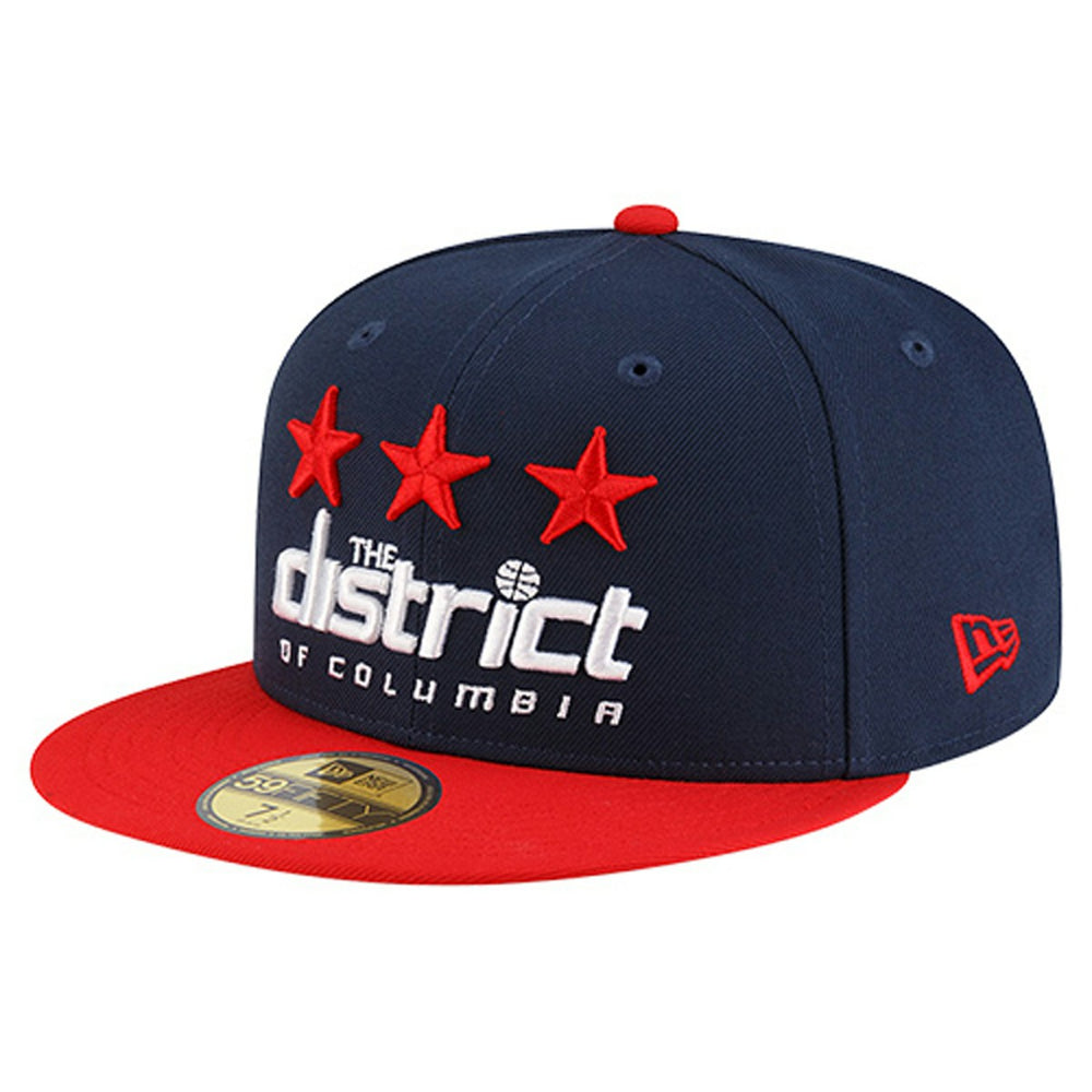 Navy Washington Wizards Statement Edition Jersey Hook 59Fifty Fitted Hat | NBA