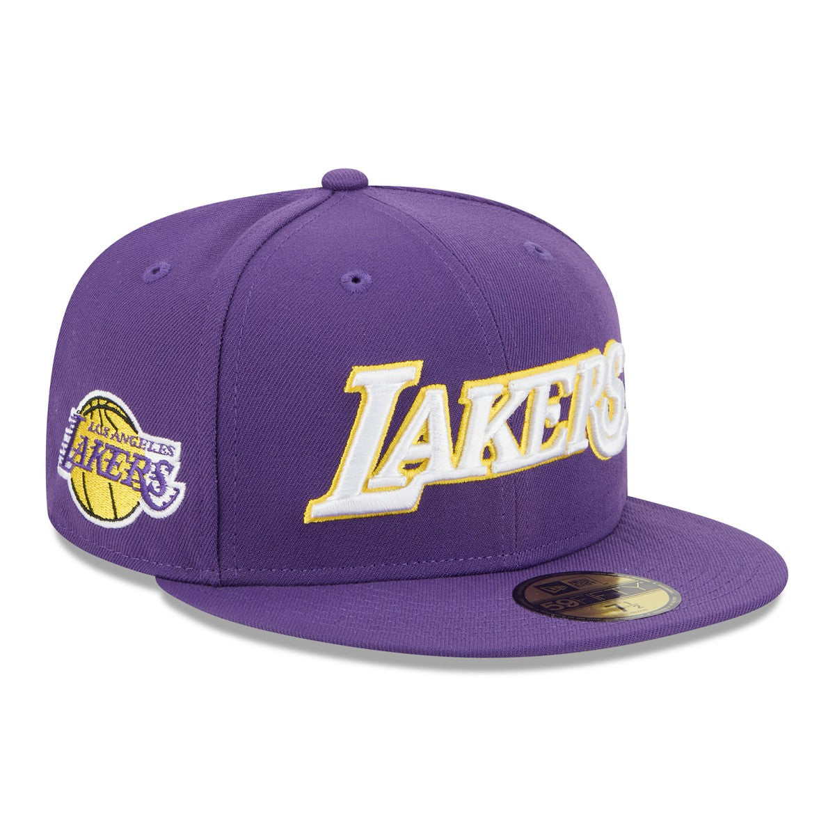 Purple Los Angeles Lakers Jersey Hook Statement Edition 59FIFTY Fitted Hat | NBA