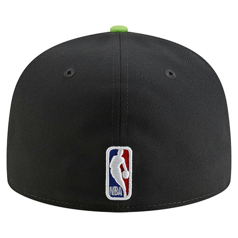 Charcoal Minnesota Timberwolves Statement Edition Jersey Hook 59Fifty Fitted Hat | NBA
