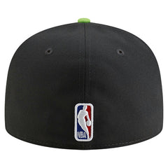 Charcoal Minnesota Timberwolves Statement Edition Jersey Hook 59Fifty Fitted Hat | NBA