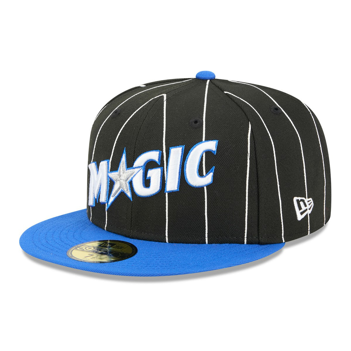 Black/Blue Orlando Magic Jersey Hook Statement Edition 59FIFTY Fitted Hat | NBA