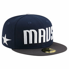 Navy Dallas Mavericks Statement Edition Jersey Hook 59Fifty Fitted Hat sale | NBA