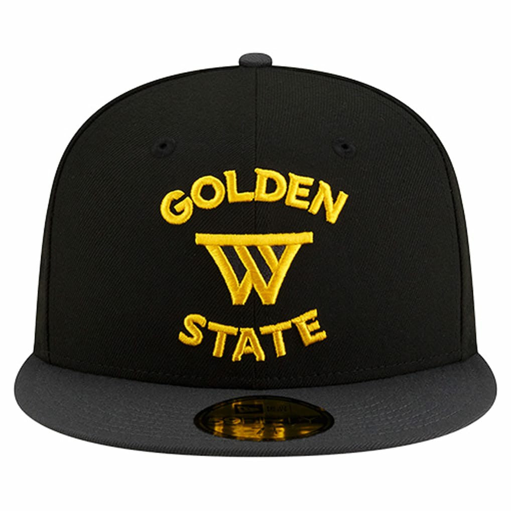 Black Golden State Warriors Statement Edition Jersey Hook 59Fifty Fitted Hat sale | NBA