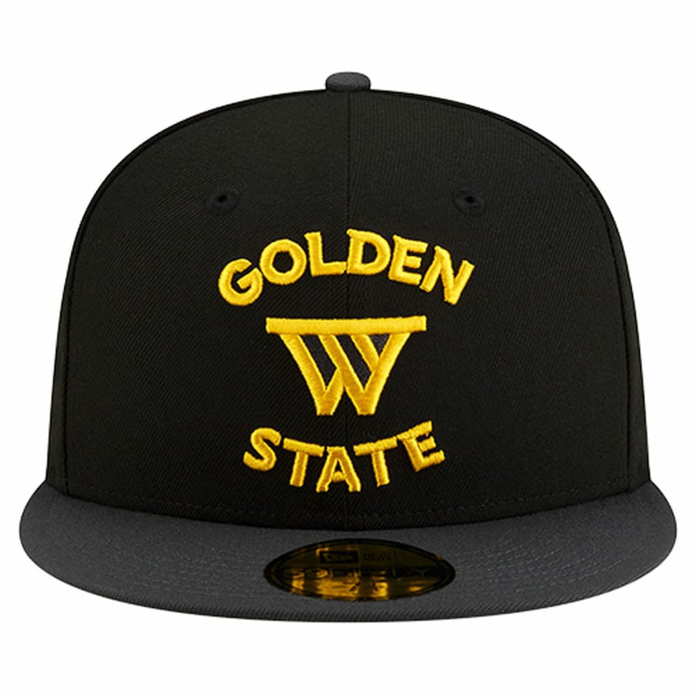 Black Golden State Warriors Statement Edition Jersey Hook 59Fifty Fitted Hat sale | NBA
